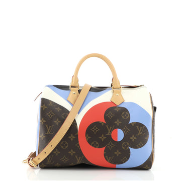 Louis Vuitton Speedy Bandouliere Bag Limited Edition Game On Monogram Canvas 30