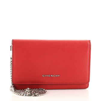 Givenchy Pandora Chain Wallet Leather