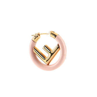 Fendi F is Fendi Single Hoop Earring Earrings Metal and Enamel