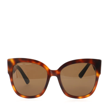 Gucci Interlocking G Animalier Web Oversized Sunglasses Acetate with Metal