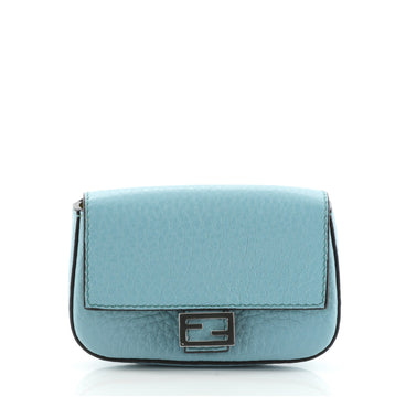 Fendi Baguette Bag Charm Leather Micro