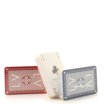 Louis Vuitton 3 French Decks of Playing Cards Cardboard