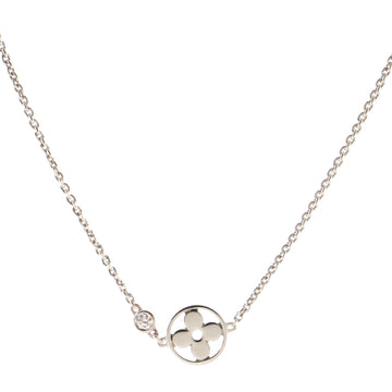Louis Vuitton Idylle Blossom Necklace 18K White Gold with Diamond