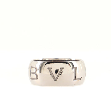 Bvlgari Bvlgari Monologo Band 18K White Gold Ring