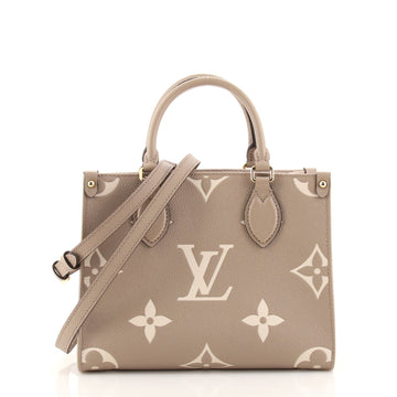 Louis Vuitton OnTheGo Tote Bicolor Monogram Empreinte Giant MM