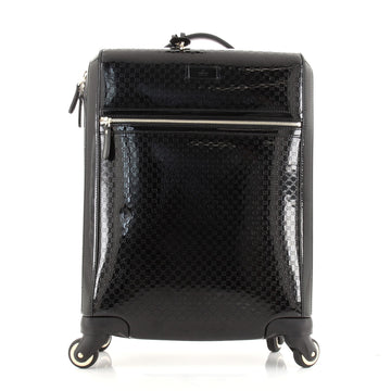 Gucci Trolley Rolling Luggage Microguccissima Patent