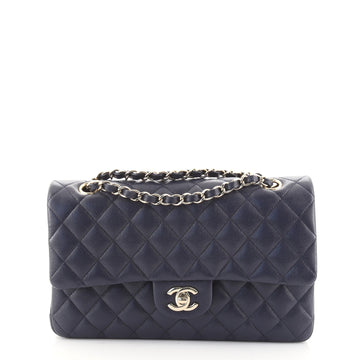 Chanel Classic Double Flap Bag Quilted Caviar Medium