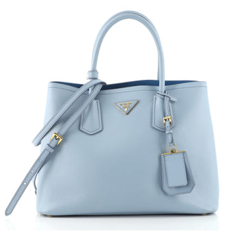 Prada Cuir Double Tote Saffiano Leather Medium