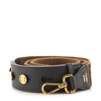 Fendi FF 1974 Strap You Shoulder Strap Canvas with Leather