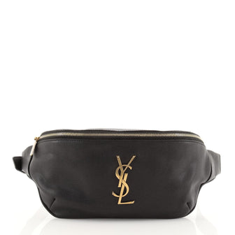 Saint Laurent Classic Monogram Belt Bag Leather