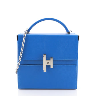 Hermes Cinhetic Top Handle Bag Chevre Chamkila