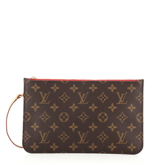 Louis Vuitton Neverfull Pochette Monogram Canvas Large