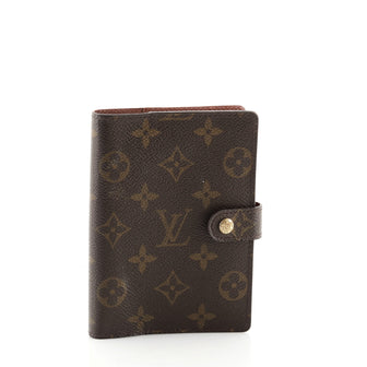 Louis Vuitton Ring Agenda Cover Monogram Canvas PM
