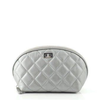 Chanel Reissue Cosmetic Pouch Quilted Leather