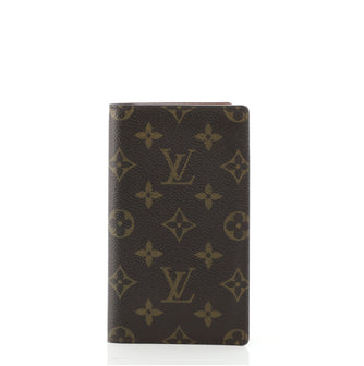 Louis Vuitton Checkbook Cover Monogram Canvas