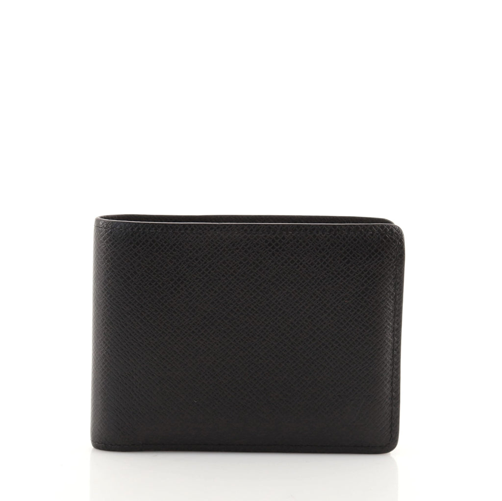 Louis Vuitton Multiple Wallet Black Teal Taiga