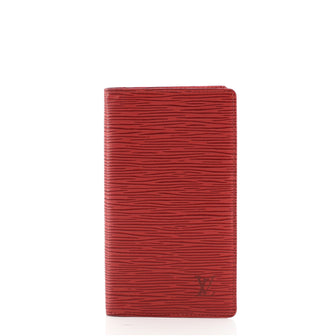Louis Vuitton Checkbook Cover Epi Leather