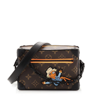 Louis Vuitton, Bags, Louis Vuitton Soft Trunk Bag Monogram Canvas With Lv  Friends Patch Mini Brown