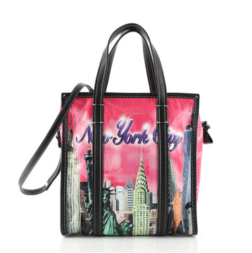 Balenciaga Bazar Convertible AJ Tote Printed Leather Small