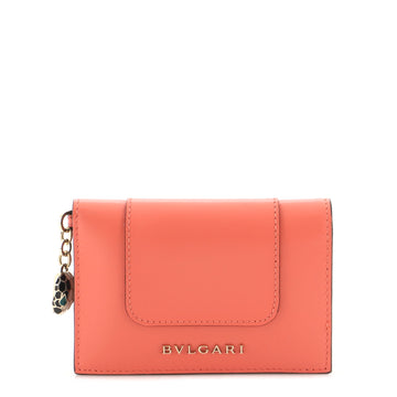 Bvlgari Serpenti Forever Card Holder Leather.