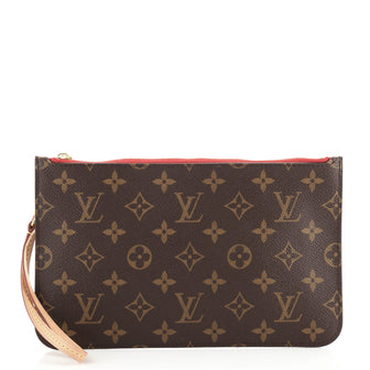 Louis Vuitton Neverfull Pochette Monogram Canvas Large