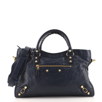 Balenciaga City Giant Studs Bag Leather Medium