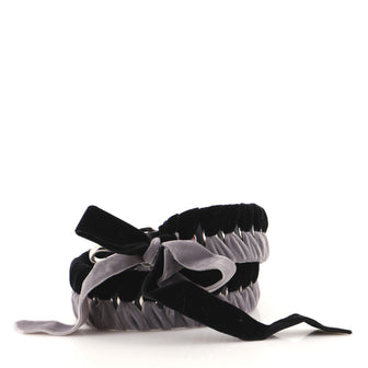 Fendi Bow Strap You Shoulder Strap Leather with Velvet Whipstitch