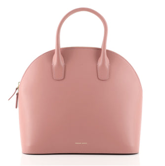 Mansur Gavriel Top Handle Bag Leather. Large