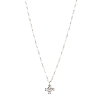 Tiffany & Co. Cruciform Cross Pendant Necklace Platinum and Diamonds