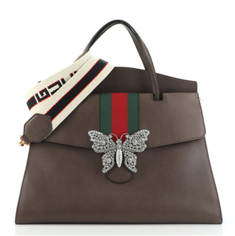 Gucci Totem Top Handle Bag Leather Large