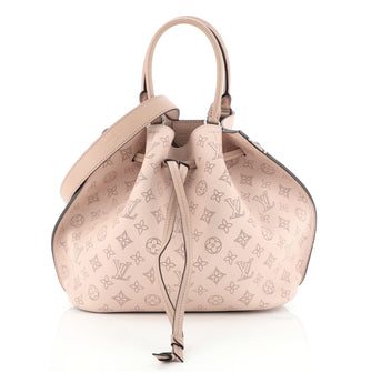 Louis Vuitton Girolata Handbag Mahina Leather