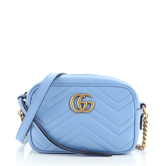 Gucci GG Marmont Shoulder Bag Matelasse Leather Mini