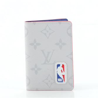 Louis Vuitton LV x NBA Pocket Organizer Monogram Antarctica Canvas