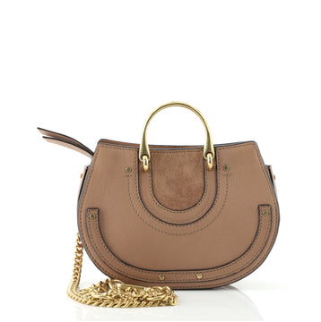 Chloe Pixie Belt Bag Leather and Suede Mini