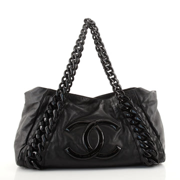 Chanel Resin Modern Chain Tote Calfskin East West