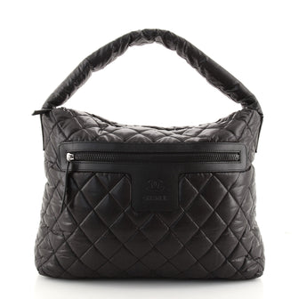 Chanel Coco Cocoon Hobo Quilted Nylon Medium