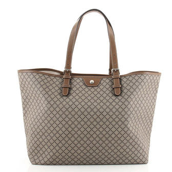 Gucci Belted Tote Diamante Coated Canvas Large