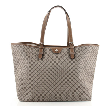 Gucci Belted Tote Diamante Coated Canvas Large