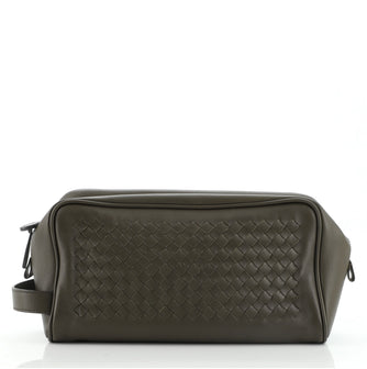 Bottega Veneta Toiletry Pouch Intrecciato Nappa Medium