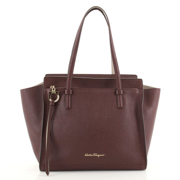 Salvatore Ferragamo Amy Tote Pebbled Leather Medium