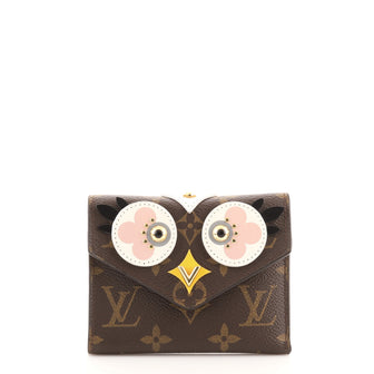 Louis Vuitton Compact Victorine Wallet Limited Edition Lovely Birds Monogram Canvas