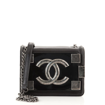Chanel Boy Brick Flap Bag Lambskin and Plexiglass Mini