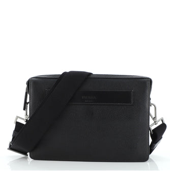 Prada Toro Convertible Crossbody Bag Vitello Daino Small