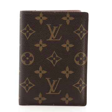 Louis Vuitton Passport Cover Monogram Canvas