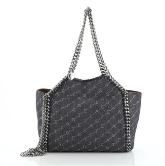Stella McCartney Falabella Reversible Tote Printed Denim Mini
