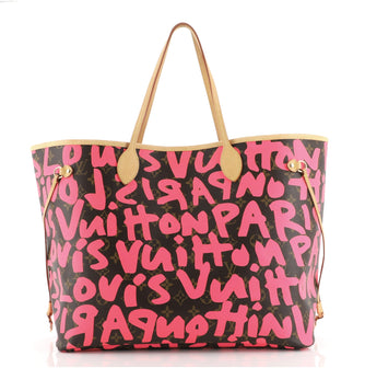 Louis Vuitton Neverfull Tote Limited Edition Monogram Graffiti GM