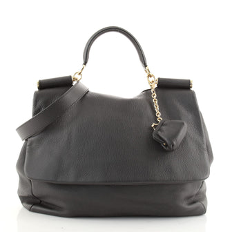 Dolce & Gabbana Soft Miss Sicily Bag Leather Large