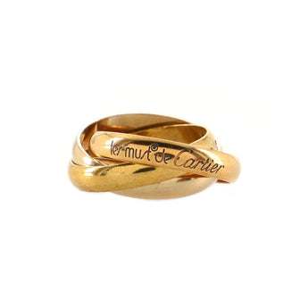 Cartier Vintage Les Must de Cartier Trinity Ring 18K Yellow Gold