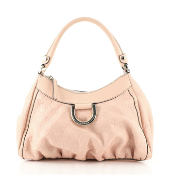 Gucci D Ring Hobo Guccissima Leather Small
