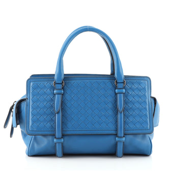 Bottega Veneta Monaco Handbag Nappa Leather With Intrecciato Detail Medium